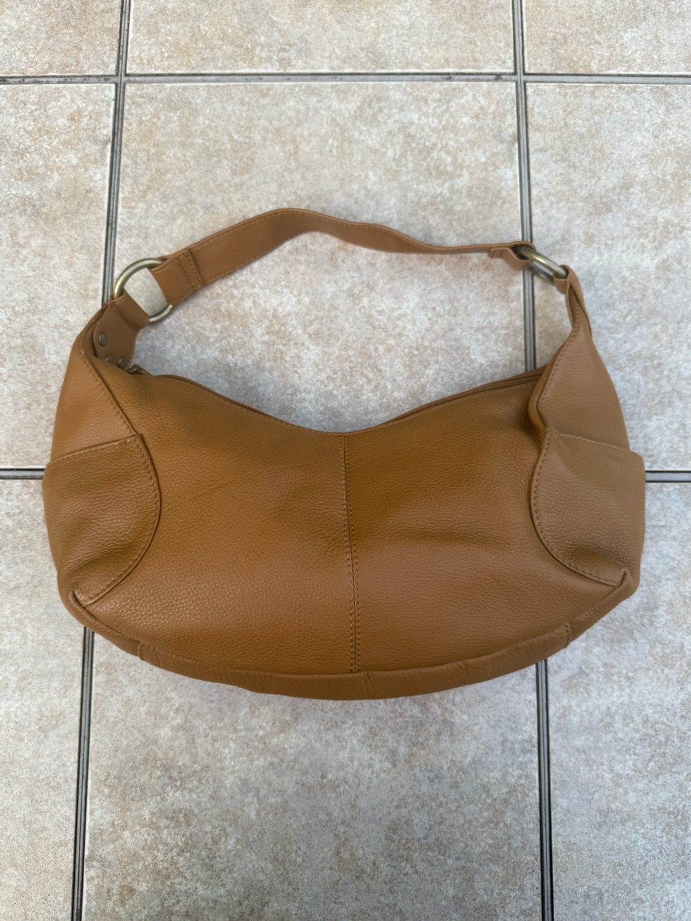 Hobo International Vintage Tan Leather Bag - Picture 5 of 16